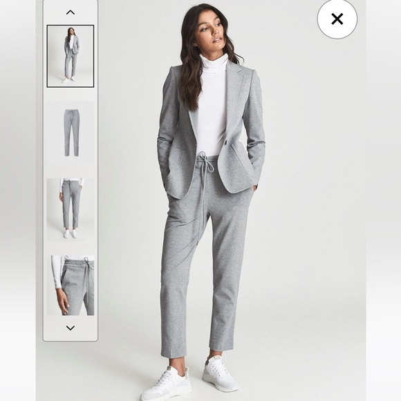 Reiss NEAVE SLIM FIT JERSEY STRETCH TROUSERS - Size US 8 - Picture 5 of 5